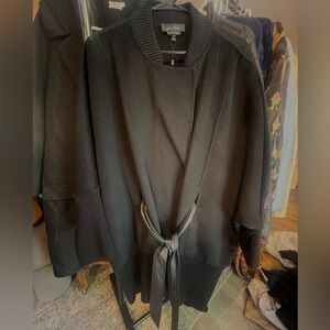 St John Wool Cashmere angora jacket shawl